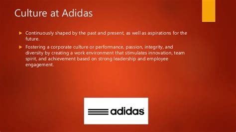 adidas work culture.